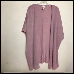Unstructured Light Sweater Kimono Duster Size M